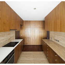 Photo of wood-look kitchen panels