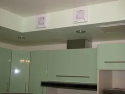 Photo Of Plasterboard Boxes In The Kitchen