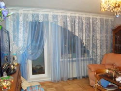 Curtains For The Kitchen With A Wall Photo