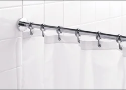 Curtains With Curtain Rods For Bathtub Photo