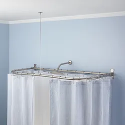 Curtains With Curtain Rods For Bathtub Photo