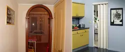 Как убрать дверь на кухню фото