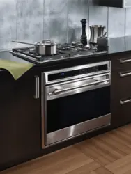 Built-in electric oven for the kitchen photo