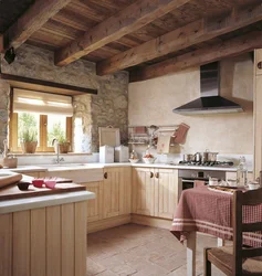 Kitchens In A Block House Photo