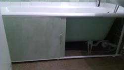 Панельдерден жасалған фото ванна экраны