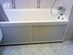 Панельдерден жасалған фото ванна экраны