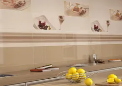 Кафель с цветами на кухне фото