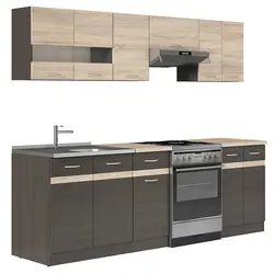 Kitchen Sonoma Oak And Wenge Photo