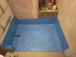 Plitələr fotoşəkili altında banyoda su yalıtımı