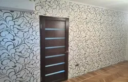 Wallpaper for uneven bedroom walls photo