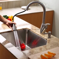 Kitchen sink dispenser photo