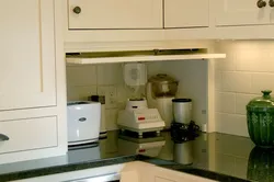 Шкафчик на столешнице на кухне фото