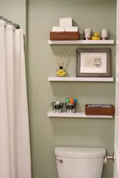 Shelves For Toilet And Bath Photo