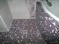 How To Lay Out A Mosaic In The Bathroom Photo
