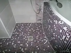 How to lay out a mosaic in the bathroom photo