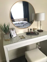 Makeup mirror in the bedroom photo