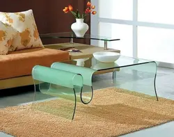 Glass coffee tables for living room photo