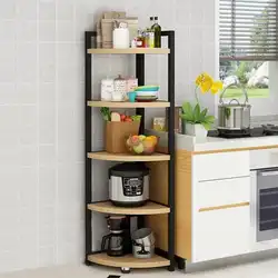 Floor Corner Shelf For Kitchen Photo