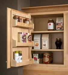 Photo Of A Kitchen Shelf With Doors