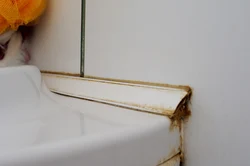 Бортик из плитки в ванной фото