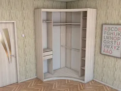 White Corner Cabinets In The Hallway Photo