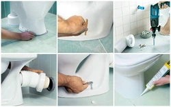 How to install a toilet in the bathroom photo