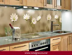 Plastic tiles for kitchen photo