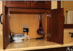 Как скрыть розетки на кухне фото