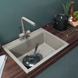 Sink Directly Into The Kitchen Photo