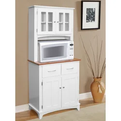 Buffet With Microwave In The Kitchen Photo
