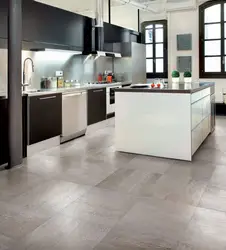 Matte Kitchen Floor Tiles Photo