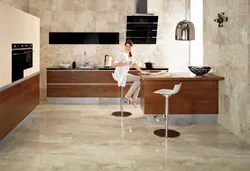 Matte kitchen floor tiles photo