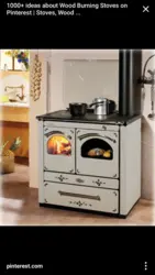 Wood-Burning Kitchen Stove Photo