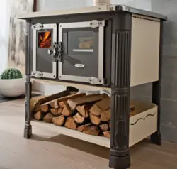 Печь для кухни на дровах фото