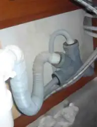 Washing Machine Draining Into Bathtub Photo