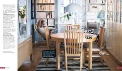 IKEA oshxona fotosurati uchun stol stullari