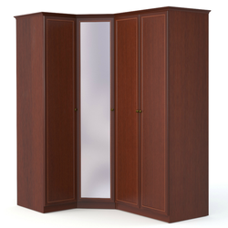 Corner wardrobe in the bedroom photo shatura