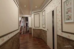 Decoration of kitchen and hallway walls photo