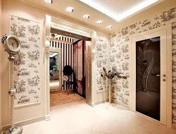 Decoration of kitchen and hallway walls photo