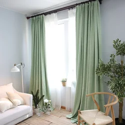 Шторы для серо зеленой спальни фото