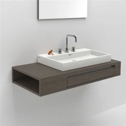 Bathroom sink 80 cm photo