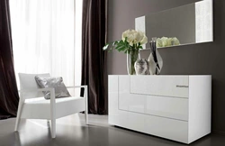 Chest Of Drawers For Bedroom White Gloss Photo