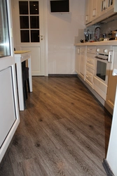 Quartz vinyl laminate in the kitchen photo