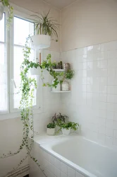 Душ в ванной фото с цветами