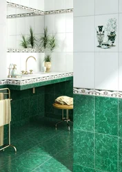 Bathroom Tiles Photo Green Marble