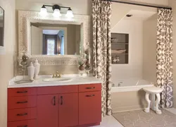 Bath design sinks and mirrors photo