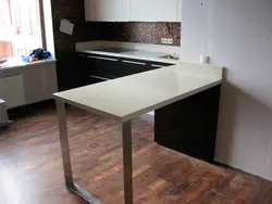 Tabletop with legs for kitchen photo