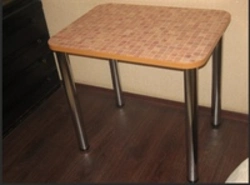 Tabletop with legs for kitchen photo
