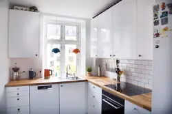 Sockets by the window in the kitchen photo