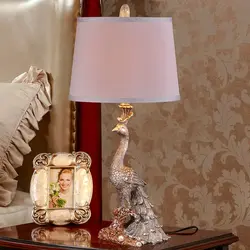 Yataq otağı fotoşəkili üçün müasir stolüstü lampalar